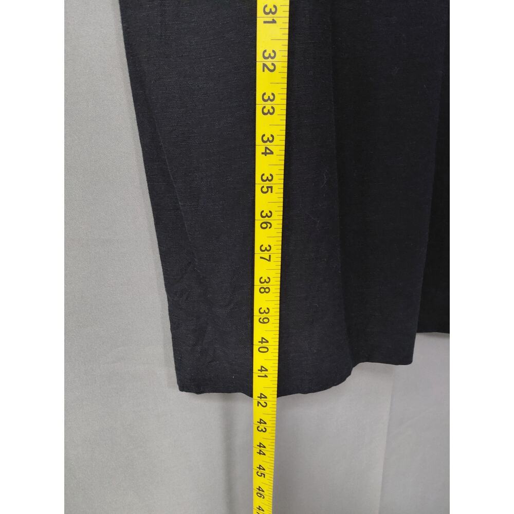 NWT ANN TAYLOR Black Knee Length Lightweight Dress Women Size 10 - Picture 8 of 12